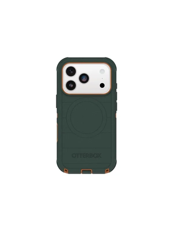 OtterBox Defender Pro MagSafe Camera Control Apple iPhone 17 Pro Coopersmith - green