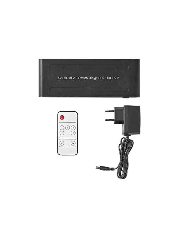 Nedis VSWI3475AT - video/audio switch - 5 ports