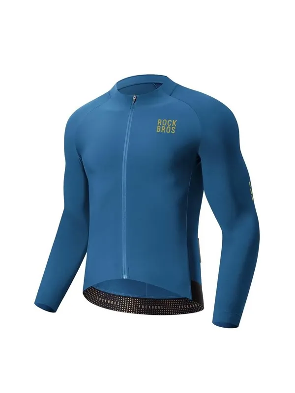 Rockbros YDWT020 Diamond Fall/Winter Cycling Jacket Size S - Blue