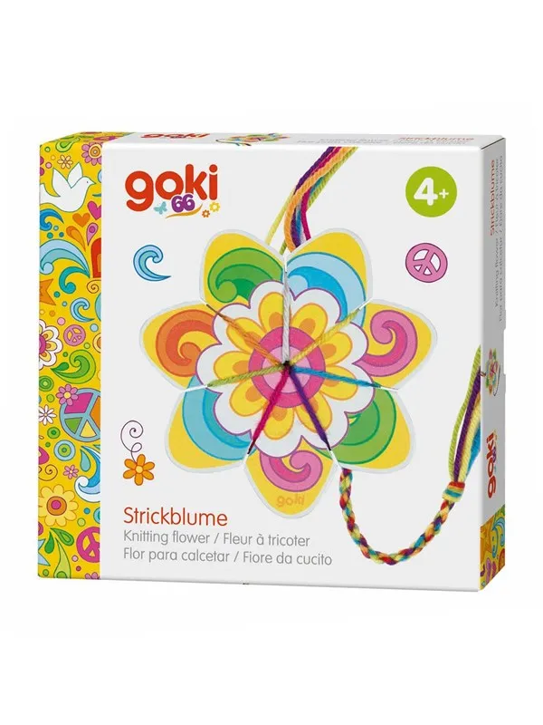 Goki Knitting Flower and Knitting Butterfly