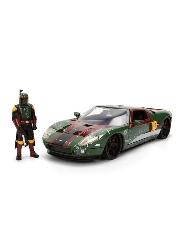 Jada Toys Star Wars Boba Fett 2005 Ford GT 1:24