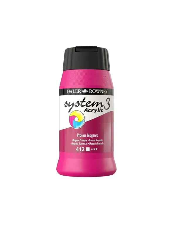 Daler-Rowney System3 500 ml Process Magenta