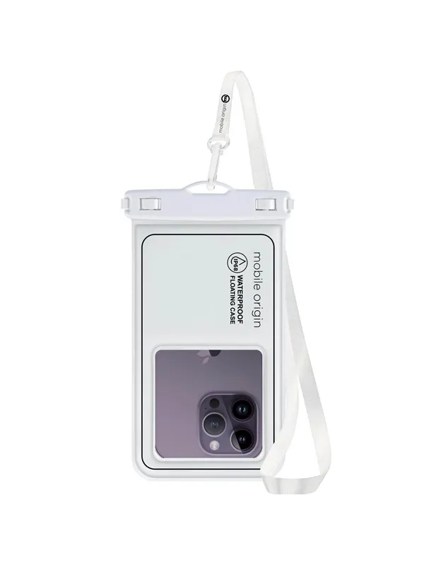 Mobile Origin Waterproof Floating Case 6 -8" - white/black