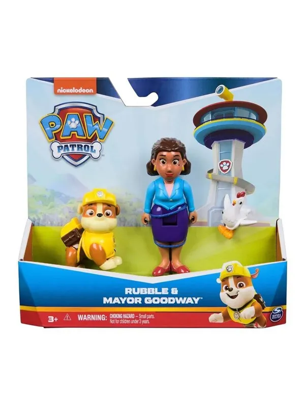 Paw Patrol Hero Pup Mayor Goodway & Rubble