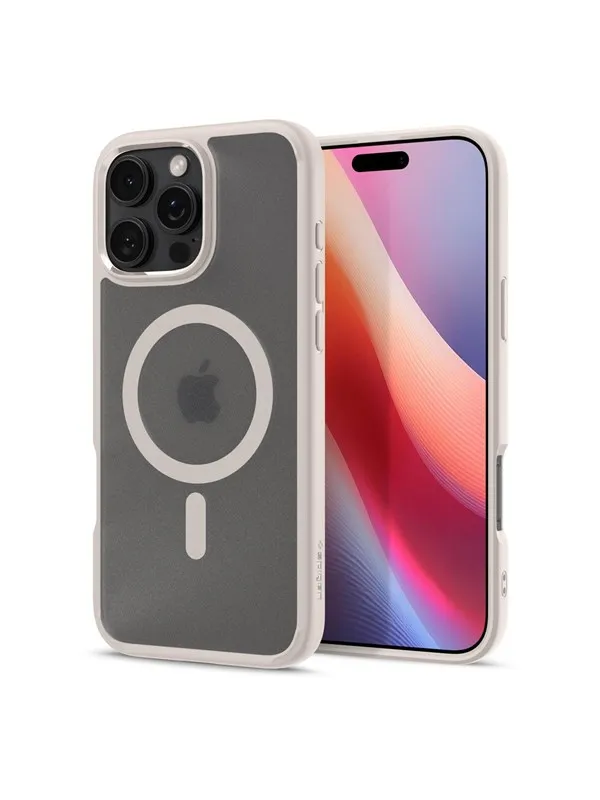 Spigen Ultra Hybrid MagSafe - frost natural titanium - iPhone 16 Pro
