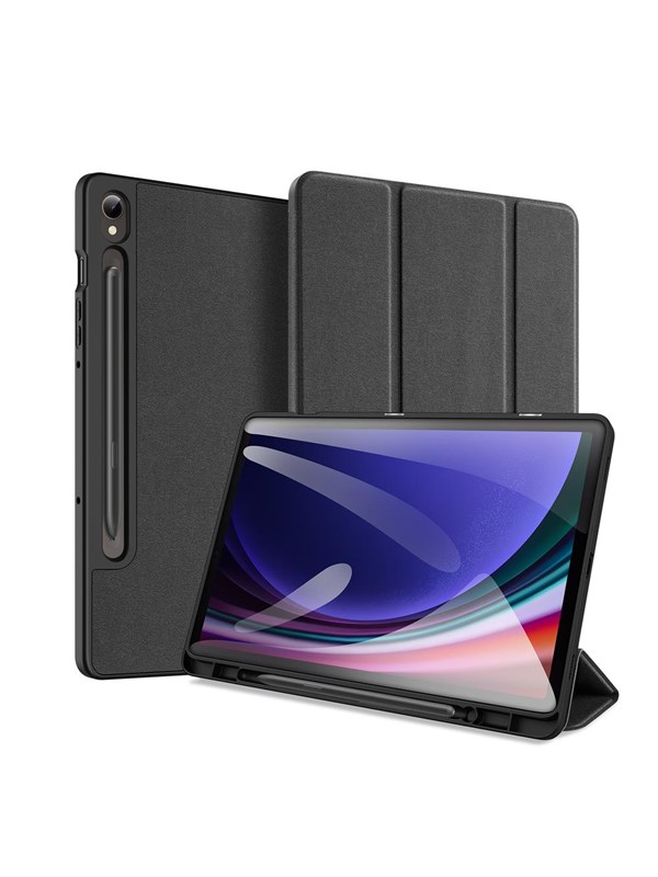Dux Ducis  Domo Flip Case with Smart Sleep for Samsung Galaxy Tab S9 - Black