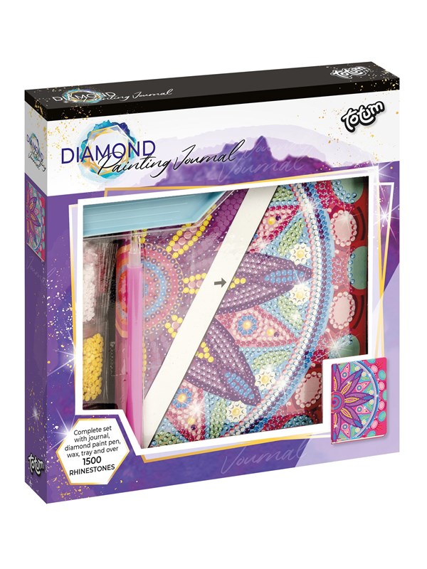 Totum Diamond Painting Diary - Flower Mandala Pink