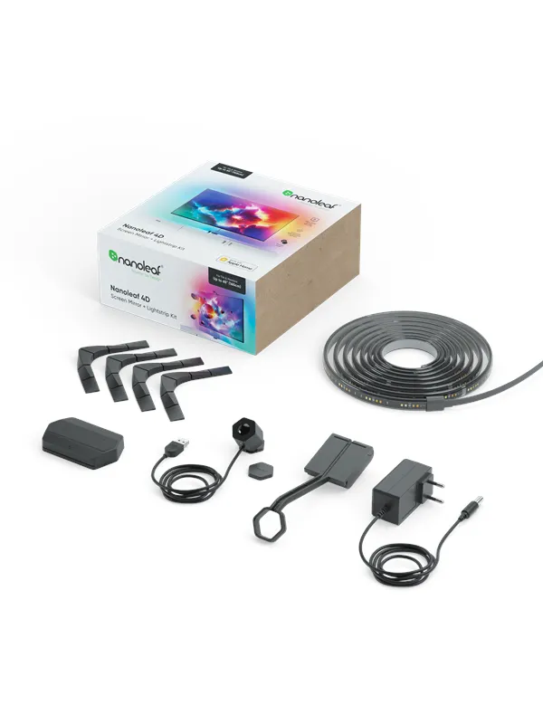 Nanoleaf 4D Screen Mirror +  Lightstrip Kit - up to 65"