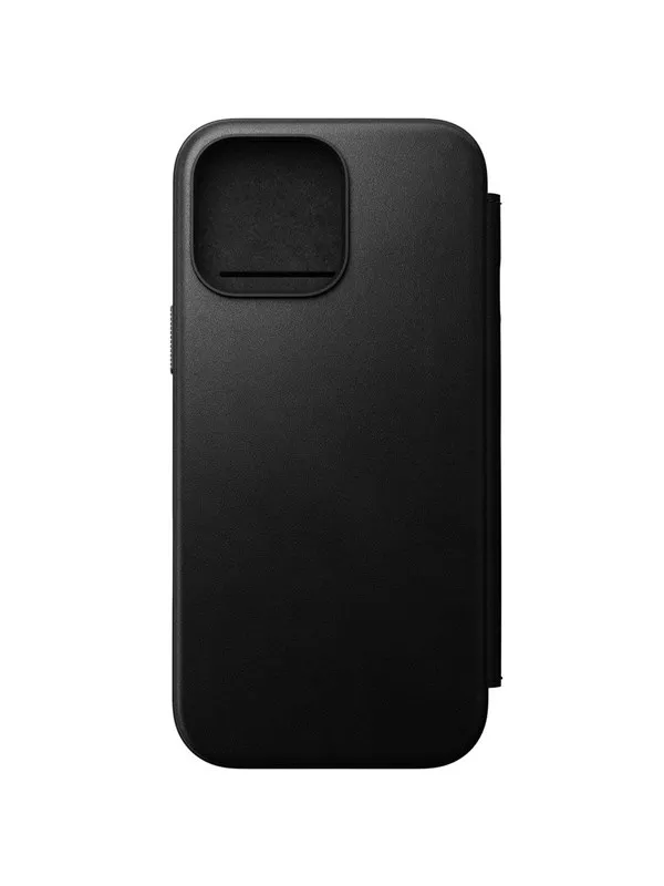 Nomad Modern Leather Folio - iPhone 16 Pro Max | Black |  Leather