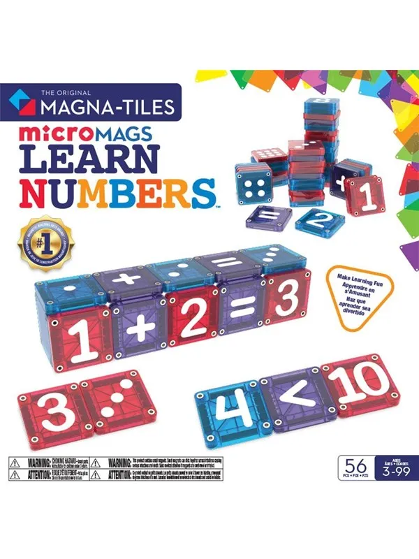 Magna-Tiles Learn Numbers 56 pcs