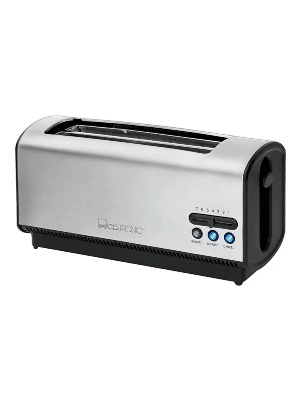 Clatronic Brødrister TA 3687 - toaster - stainless steel/black