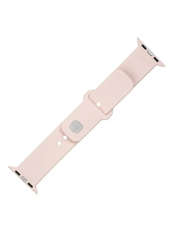 FIXED Silicone Strap SET Apple Watch 42/44/45mm Pink