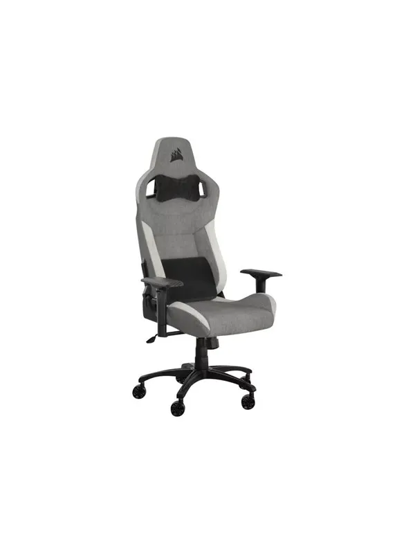 Corsair T3 RUSH - gaming chair - fabric - grey white Gamingstol - Stoff - Opptil 120 kg