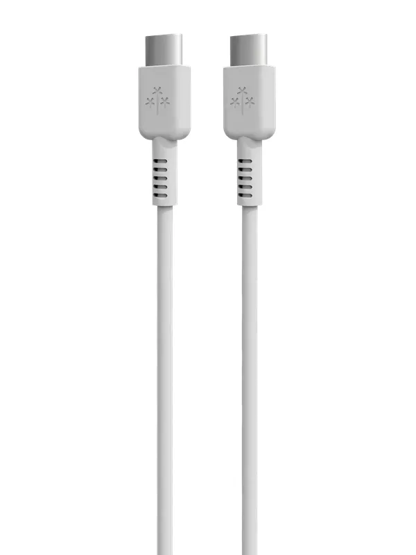 Hune Raiz USB-C to USB-C Cable 1m (3A/60W) - Snow White
