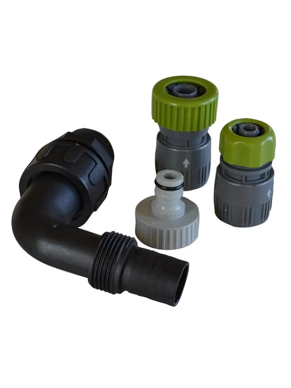 AL-KO 1" vinkelstuds m/fitting for trykpumpe