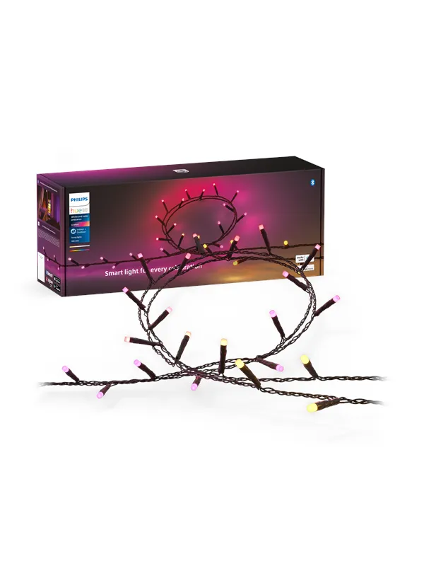 Philips Hue Festavia utendørs lyslenker (500 LED) - hvit og fargestemning