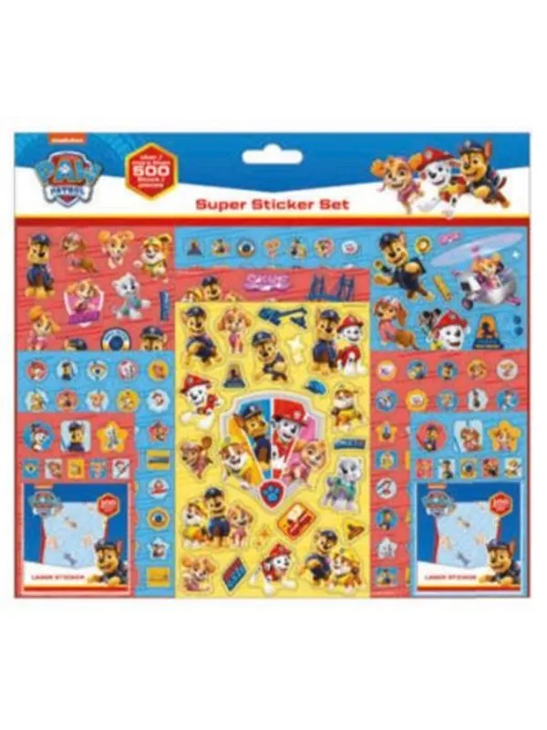 Undercover Super Sticker set PAW Patrol 500 pcs.