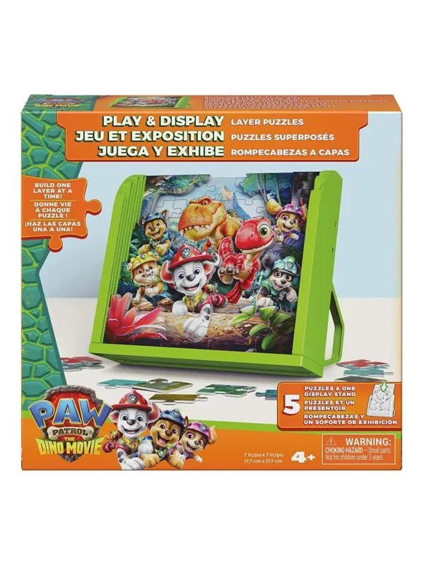 Paw Patrol Movie 3 Layer & Display Puzzle