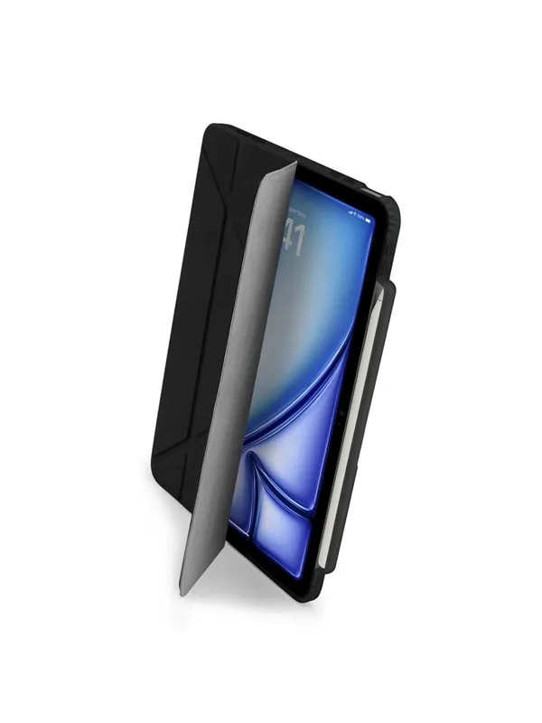 Pipetto Origami No3 Pencil Case - black - iPad Air 10.9" (2022/2020)/11" 2024/2025/2026