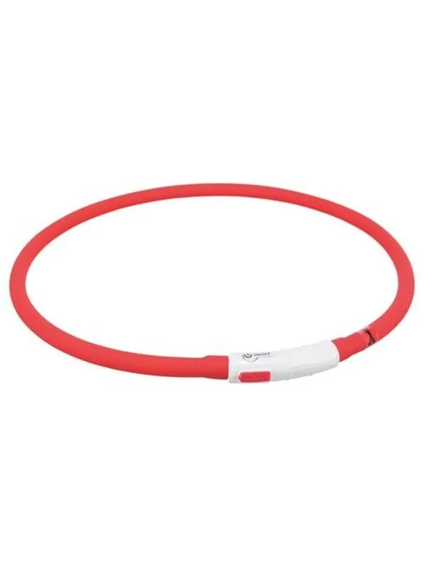 Trixie USB Flash Light Ring XS-XL: 70 cm/ø 10 mm. Red