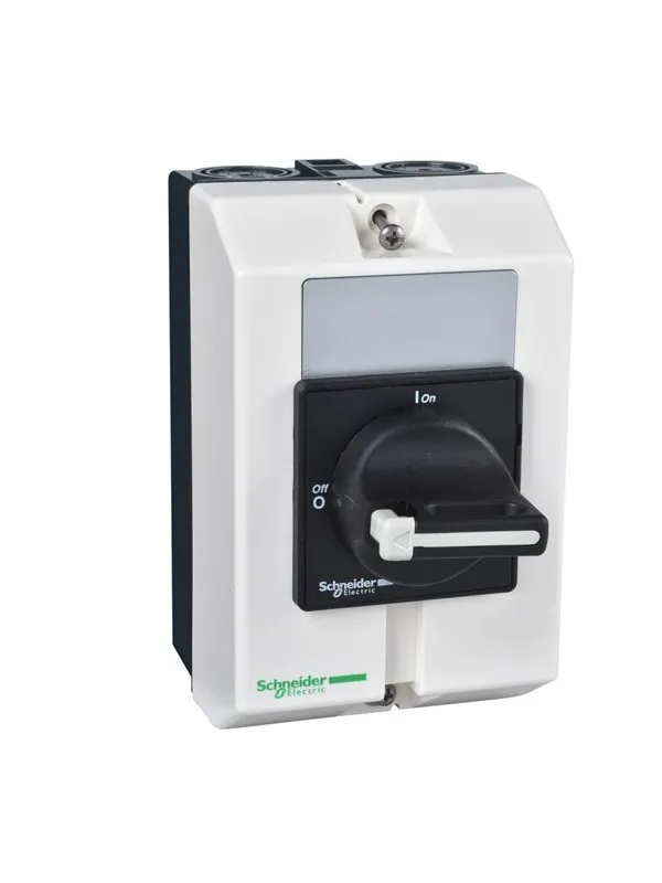 Schneider Electric 10a main switch in enclos