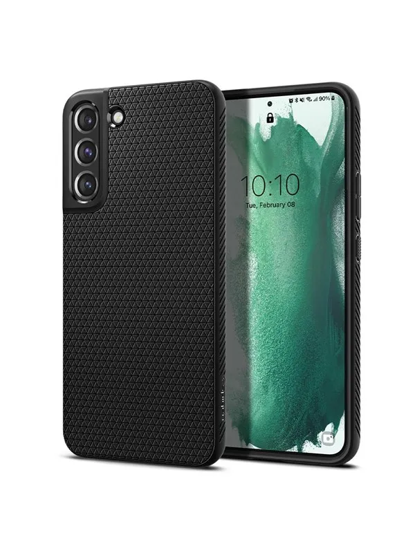 Spigen Liquid Air - matte black - Samsung Galaxy S22