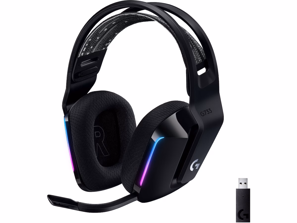 Logitech G733 LIGHTSPEED Trådløst Gaming Headset (sort)