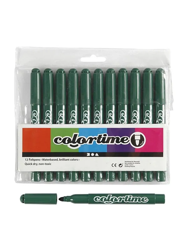 Creativ Company Green Jumbo pens 12pcs.