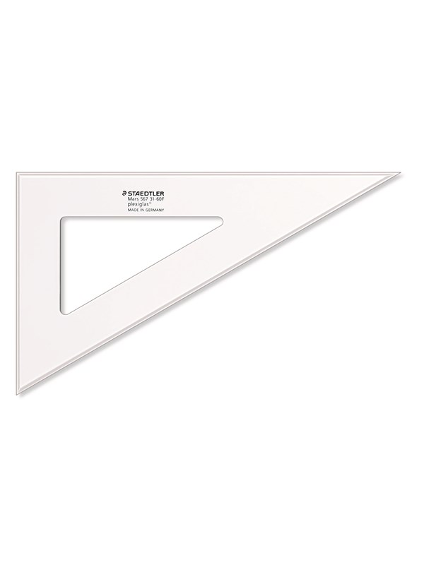 Staedtler Set square 31 cm 60/30 degree clear