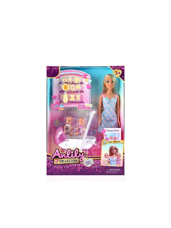Masen Toys Doll w/pram