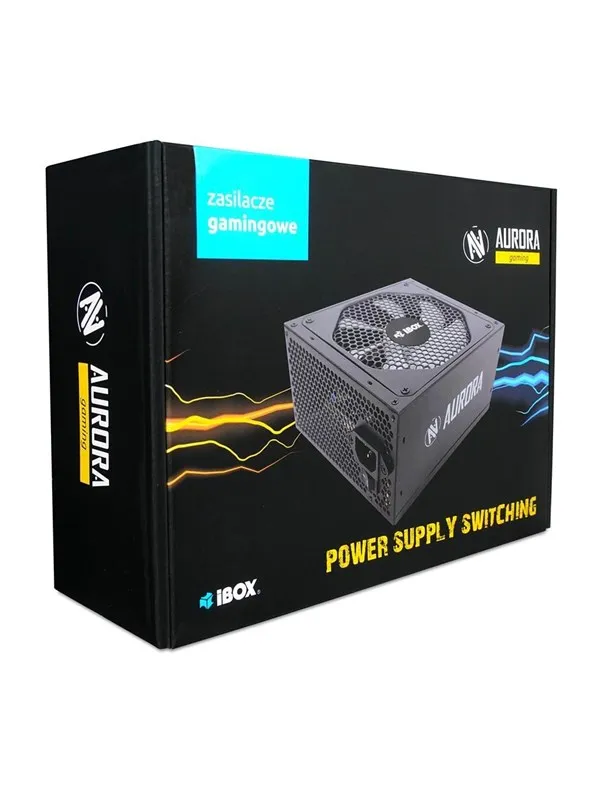 iBOX Aurora Strømforsyning (PSU) - 500 Watt - 140 mm - ATX 2.03 - 80 Plus