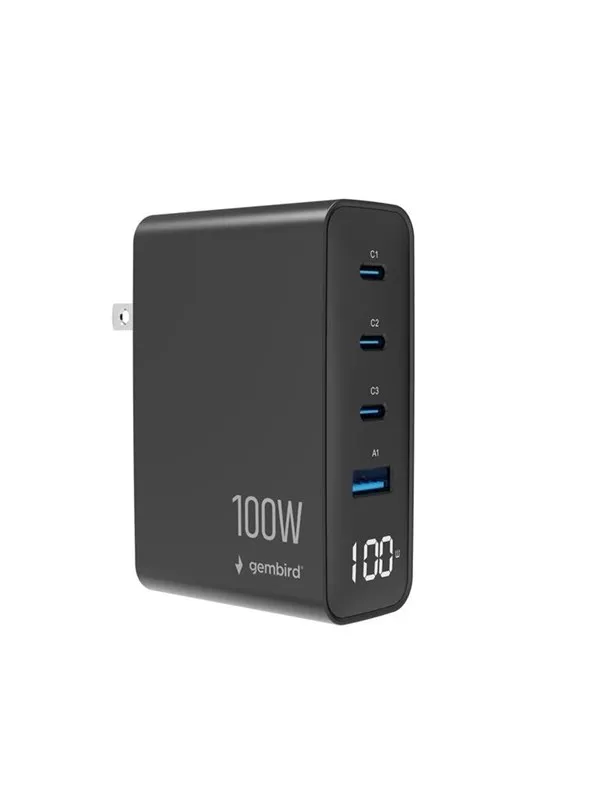 Gembird 4-port 100 W GaN USB fast charger