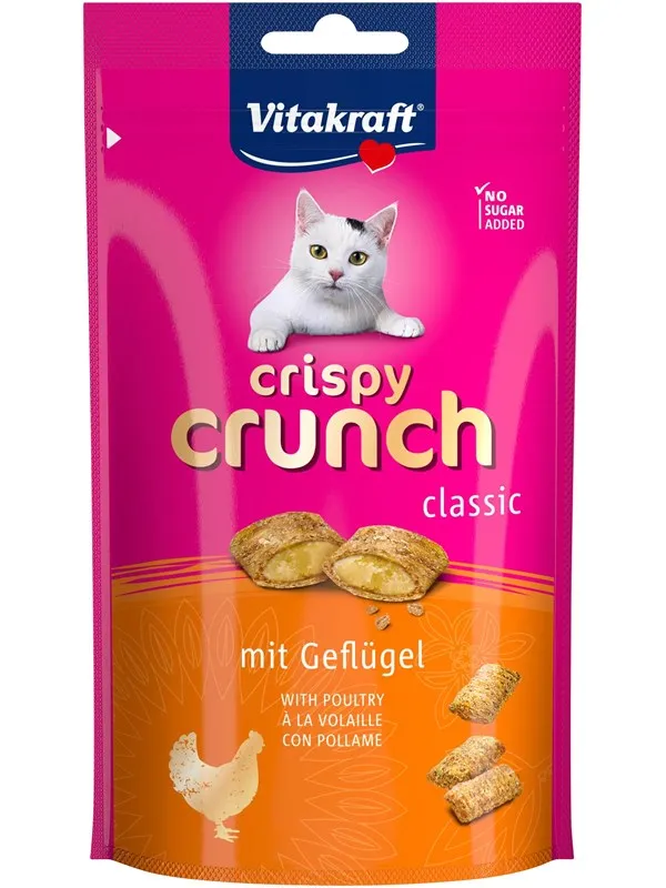 Vitakraft Crispy Crunch Classic med Fjærkre 60g