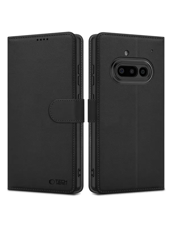 Tech-Protect Wallet Case for Nothing Phone 3A - matt black
