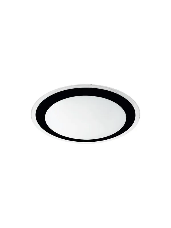 EGLO COMPETA TAKLAMPE 2000LM Ø335 SVART/KLAR