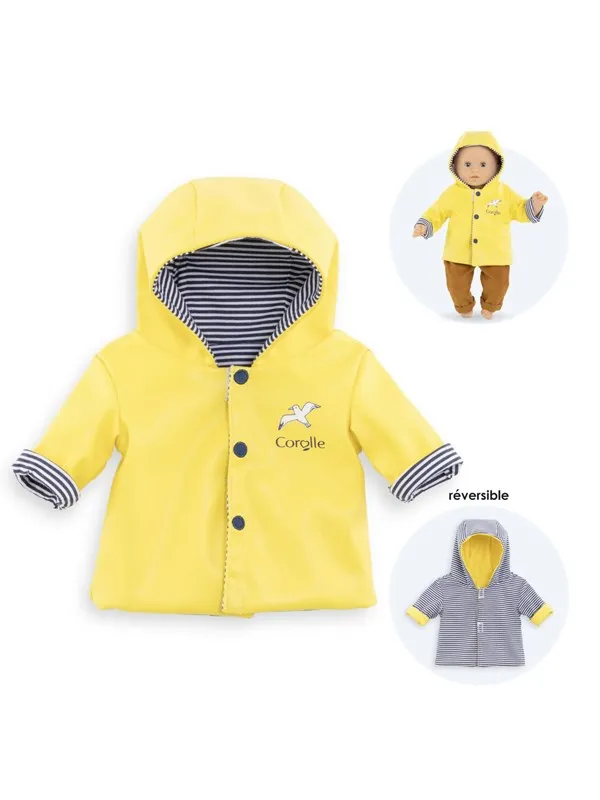 Corolle Cor. MPP 12" Reversible Rain Coat - LRS