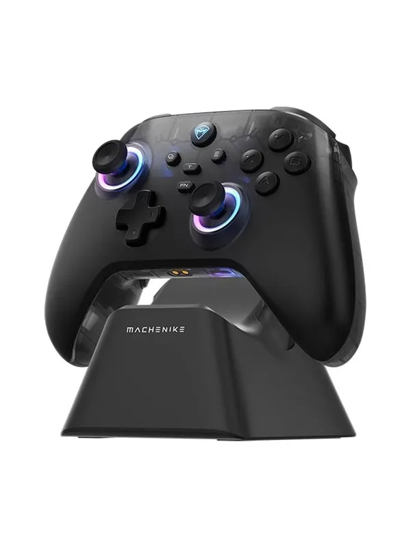Machenike G3 V2 Wireless Game Controller with Charging Station - Black - Wireless Controller