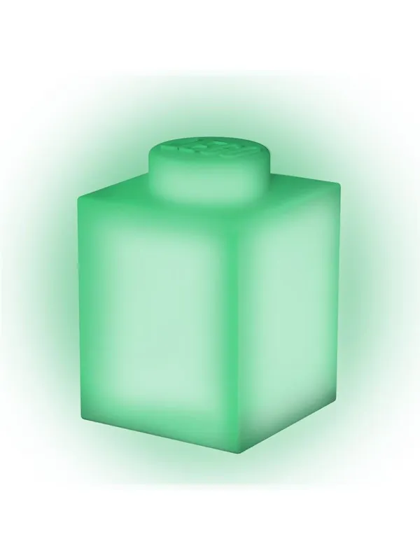 Euromic LEGO Classic Silicone Brick 1000% night light with LEDlite- GREEN