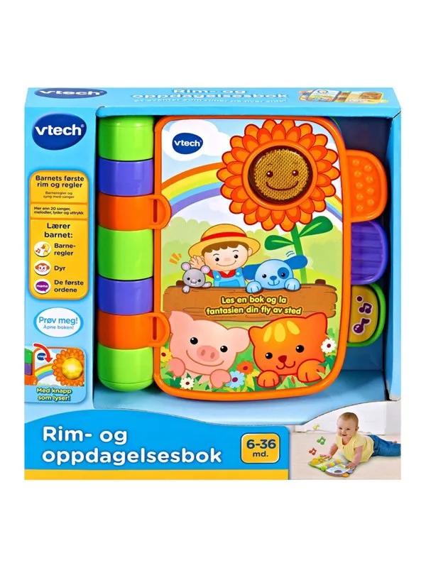VTech Baby Rim og Opdagelsesbok NO