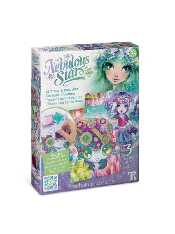 Nebulous Stars Glitter & Foil Art