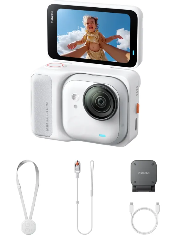Insta360 GO Ultra Standard Bundle - Arctic White