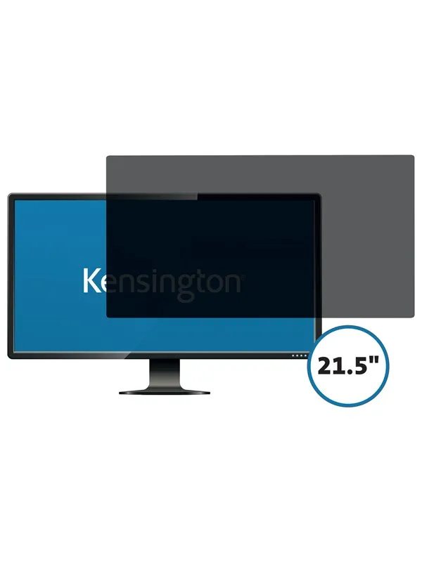 Kensington 21,5" bred (16:9) 2-veis Avtagbart Skjermfilter