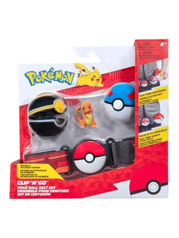 Pokemon Clip n Go Belt set Charmander