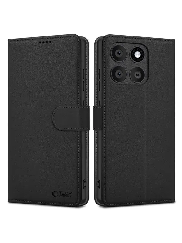 Tech-Protect Wallet Case for Motorola Edge 60 Fusion - Black