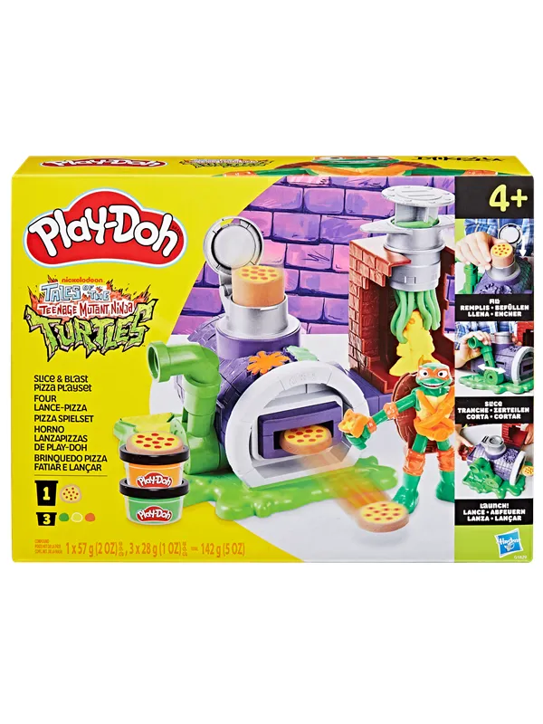 Play-Doh Teenage Mutant Ninja Turtles Slice & Blast Pizza Playset