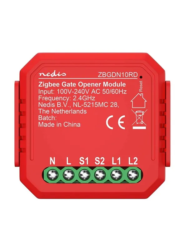 Nedis SmartLife Strømbryter Zigbee 3.0, 2,5W