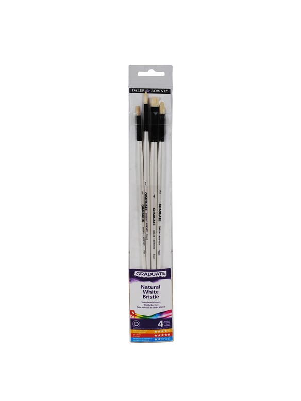 Daler-Rowney Graduate Bristle 4 Set pcs