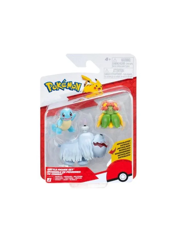 Pokemon BATTLE FIGURE 3 PK SQUIRTLE/GREAVARD/BELLO