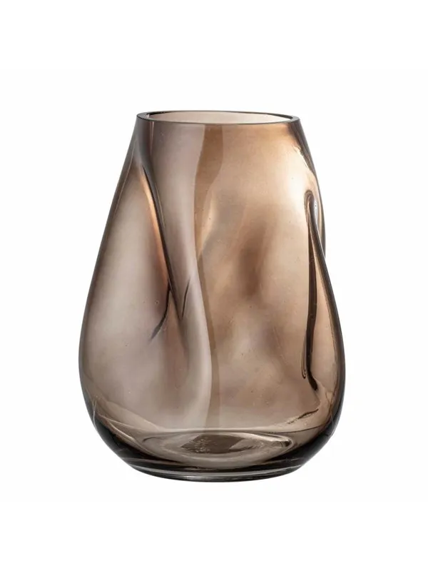 Bloomingville - Ingolf Vase 26 cm - Brown Glass