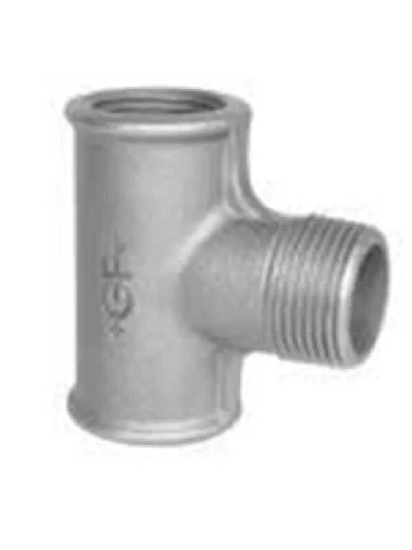 +GF+ Tee galvanized for med f 1/2